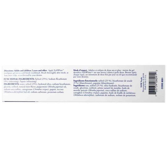 XyliWhite Toothpaste Gel, NOW